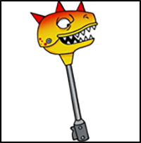 How to Draw Fortnite Weapons | Bitemark Pickaxe