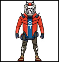 How to Draw X-Lord | Fortnite