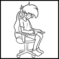 How to Draw Amor from Vs. Bob and Bosip