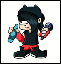 How to Draw Annie from Friday Night Funkin