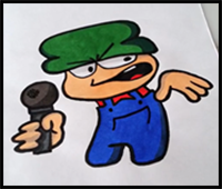 Draw Bambi Friday Night Funkin Mod FNF Character