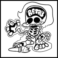 How to draw Soft Boyfriend Game Over Screen