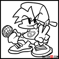 How to draw Boyfriend