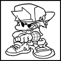 How to draw Bidu (Arrow Funk Boyfriend)