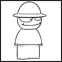 How to draw Expunged from FNF