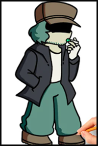 How to Draw Garcello - Friday Night Funkin | FNF | Easy Step By Step Drawing Tutorial