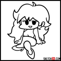 How to draw Girlfriend