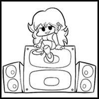 How to draw Neo Girlfriend