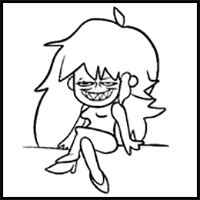 How to draw the troll Girlfriend