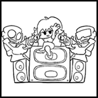 How to draw Gf at the gunpoint of tankmen