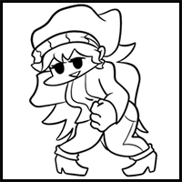 How to draw Lullaby Girlfriend