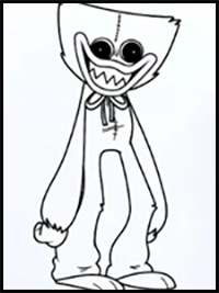 HOW TO DRAW HUGGY WUGGY | Friday Night Funkin (FNF) - Easy Step by Step Tutorial For Beginners