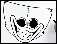 HOW TO DRAW HUGGY WUGGY | Friday Night Funkin (FNF)