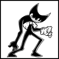 How to draw Ink Demon (FNF: Indie Cross)