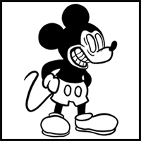How to Draw Suicide Mouse (FNF)