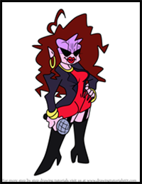 How to Draw Mommy Mearest from Friday Night Funkin