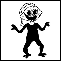 How to draw week 5 Monster in static idle pose