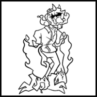 How to draw Soft Monster (FNF)