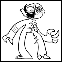 How to draw Neo Monster