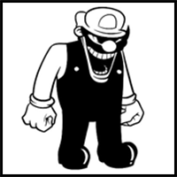 How to draw MX (Mario’s Madness)