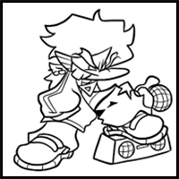 How to draw Dono (Arrow Funk Pico)