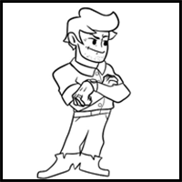 How to draw Father Fairest (FNF Soft)