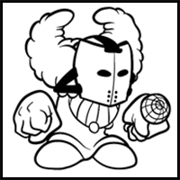 How to draw Tricky the Clown