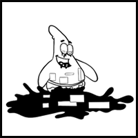 How to draw Corrupted Patrick Star