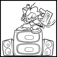 How to draw Pico on the speakers