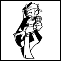 How to draw DestrioSZ‘s version of Sarvente