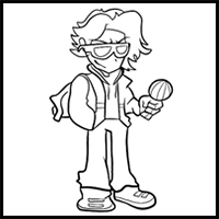 How to draw Neo Senpai