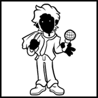 How to draw Hellbeats Senpai