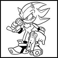 How to draw Shadow – FNF Rhythm Rush