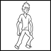 How to draw Shaggy (FNF God Eater)