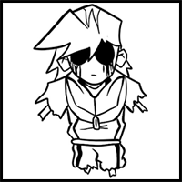 How to draw Lost Silver from FNF