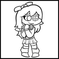 How to draw Soft Sky from FNF