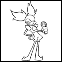 How to draw Spinel (FNF and Steven Universe)