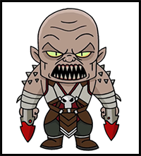 How to Draw Baraka | Mortal Kombat 11 | Step-by-Step Tutorial