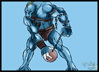 How to Draw Moloch from Mortal Kombat