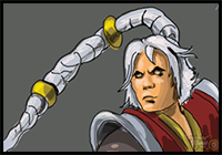 How to Draw Fujin from Mortal Kombat