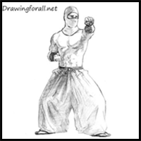 How to Draw a Ninja Step by Step