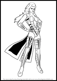 How to Draw Sindel from Mortal Kombat