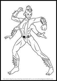 How to Draw Sheeva from Mortal Kombat