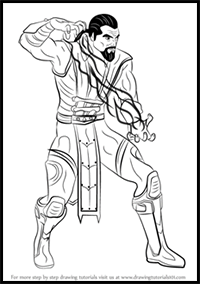 How to Draw Shang Tsung from Mortal Kombat