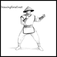 How to Draw Raiden from Mortal Kombat