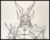 How to Draw Shao Kahn (Mortal Kombat 11) | Narrated Easy Step-by-Step Tutorial