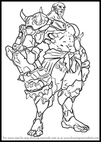 How to Draw Doomfist from Overwatch