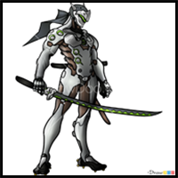 How to Draw Genji, Overwatch