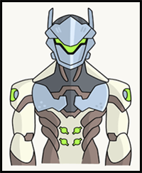 How to Draw Genji from Overwatch