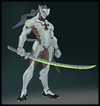 How to Draw Genji from Overwatch